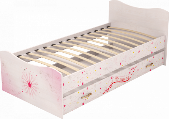 Кровать с ящиком  №4 Принцесса (Ижмебель)